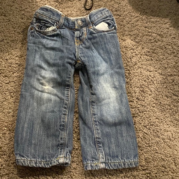 ♦️5 for $15♦️ 9-12m lined distressed boys jeans - Picture 1 of 5